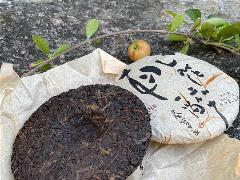2018 桃花醉 - 熟茶 - 囍字號女兒茶 - 100g